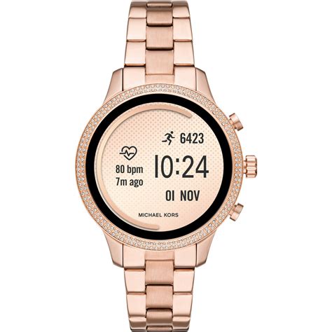 michael kors access runway gen 4 display smartwatch mkt5060|Gen 4 Runway Rose Gold.